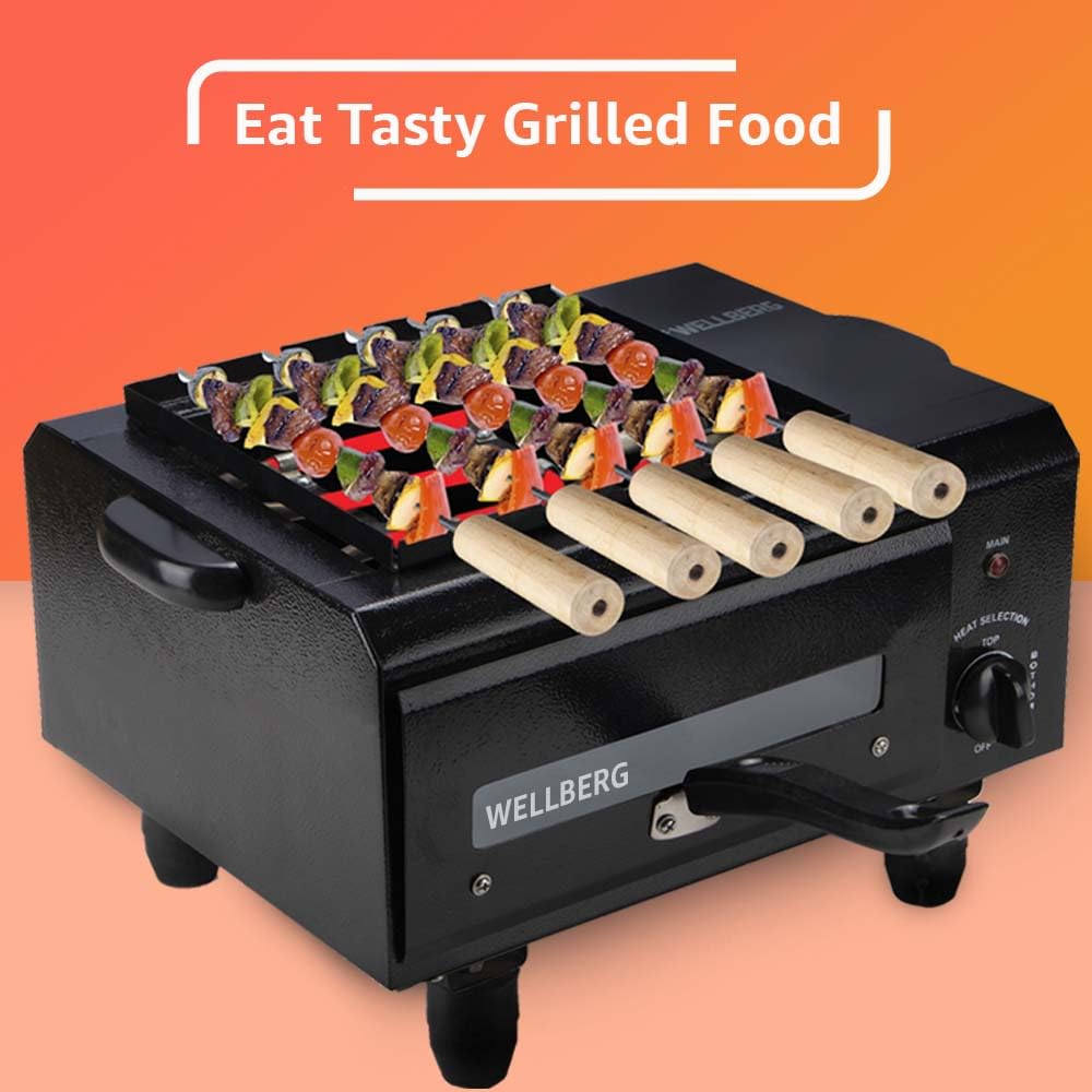3 in 1 Electric Tandoor: Authentic Barbeque & Tandoori Flavors at Your Fingertips! | Electric Tandoor And Grill Barbeque For Home