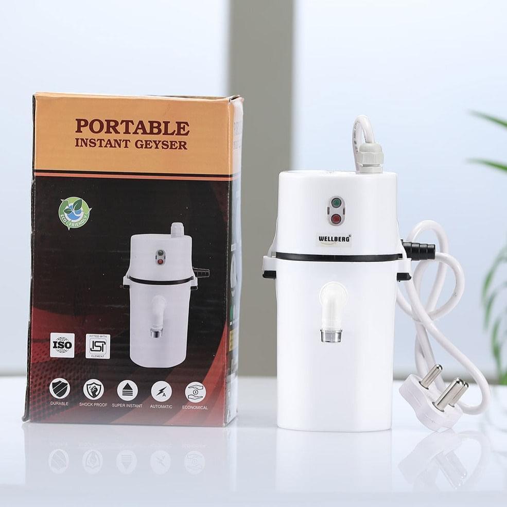 Wellberg Portable Instant Geyser - WELLBERG