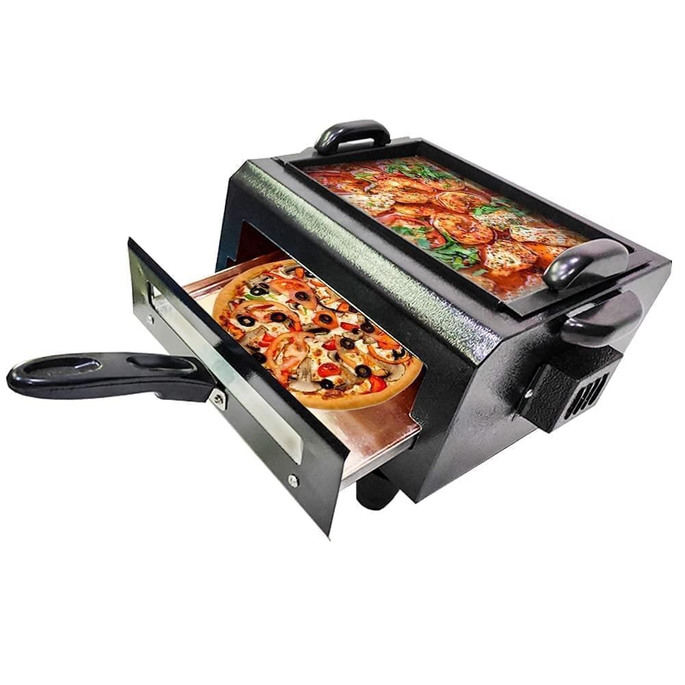 Big Size Electric Tandoor 21inch, 2000W, 2 Pizza Set One Time
