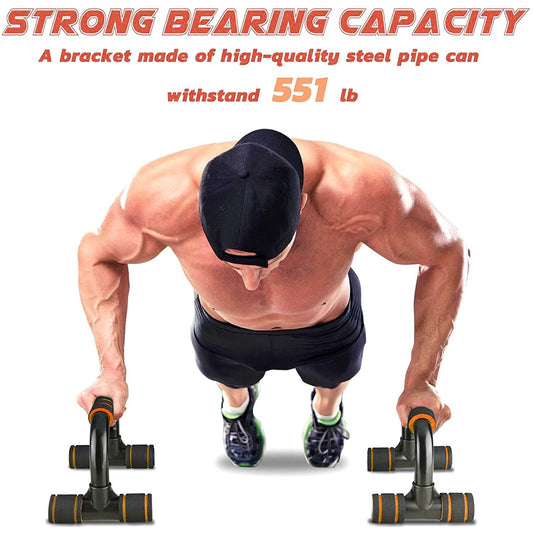 WELLBERG Professional Multifunction Push Up Rack Board Comprehensive Fitness Exercise Workout Push-up Stands Board Body Building Training Gym for Men and Women - WELLBERG
