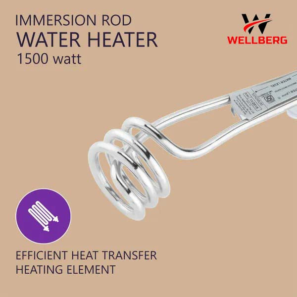 Waterproof 1500w shock proof immersion rod water heater for hot water