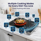 Chefman 2200W Infrared Cooktop | Touch Control, LED Display, All Utensils Compatible | Fast Heating Electric Cooktop with Timer & Temperature Control | Portable for Home Kitchen