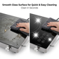 Chefman 2200W Infrared Cooktop | Touch Control, LED Display, All Utensils Compatible | Fast Heating Electric Cooktop with Timer & Temperature Control | Portable for Home Kitchen