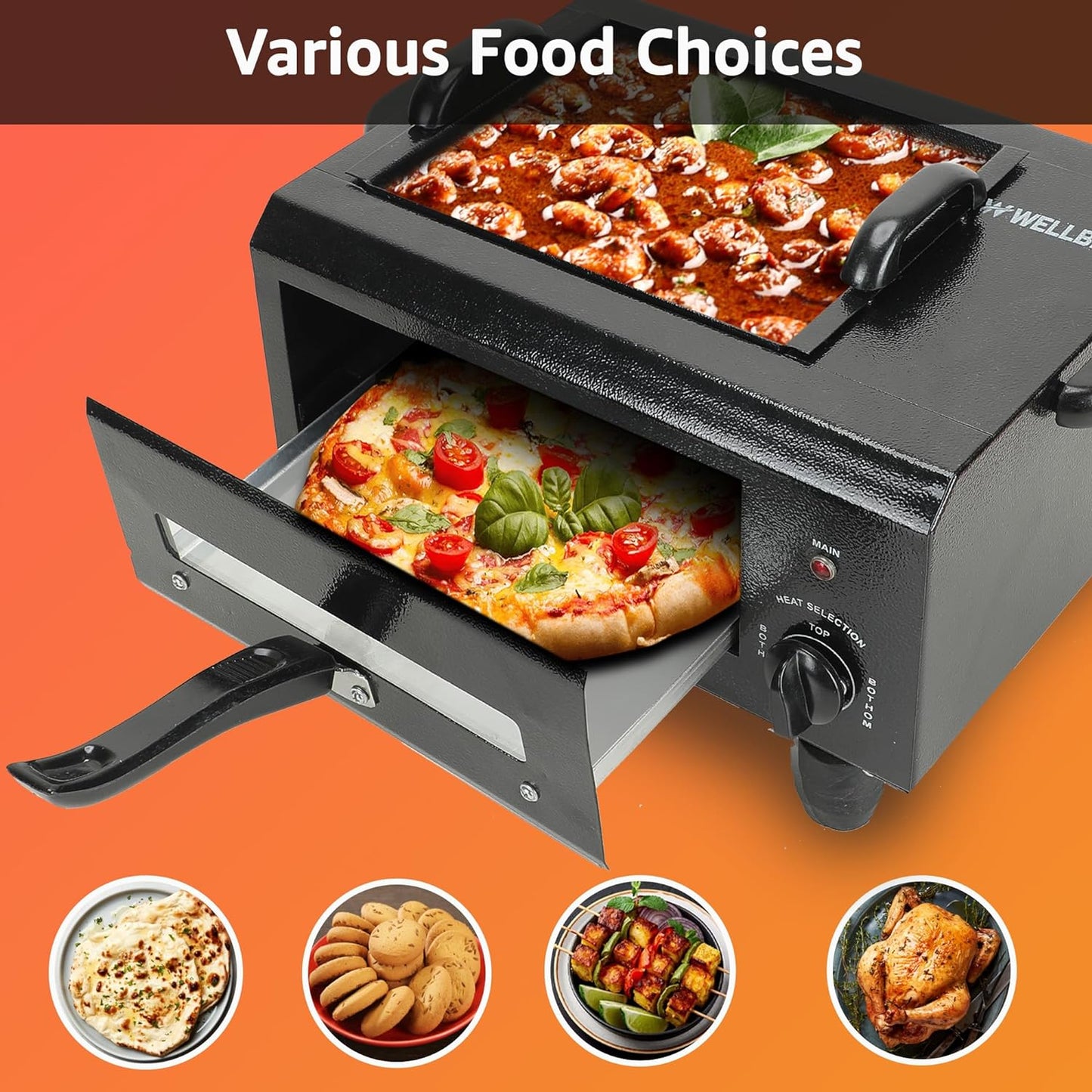 3 in 1 Electric Tandoor: Authentic Barbeque & Tandoori Flavors at Your Fingertips! | Electric Tandoor And Grill Barbeque For Home