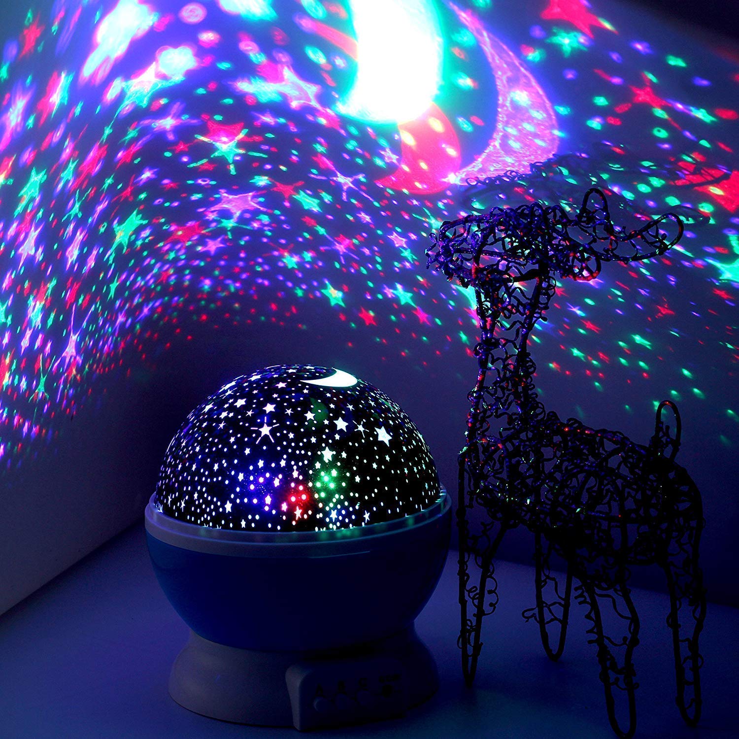 LED Star Light Cosmos Projector Galaxy Night Lamp Kids Room