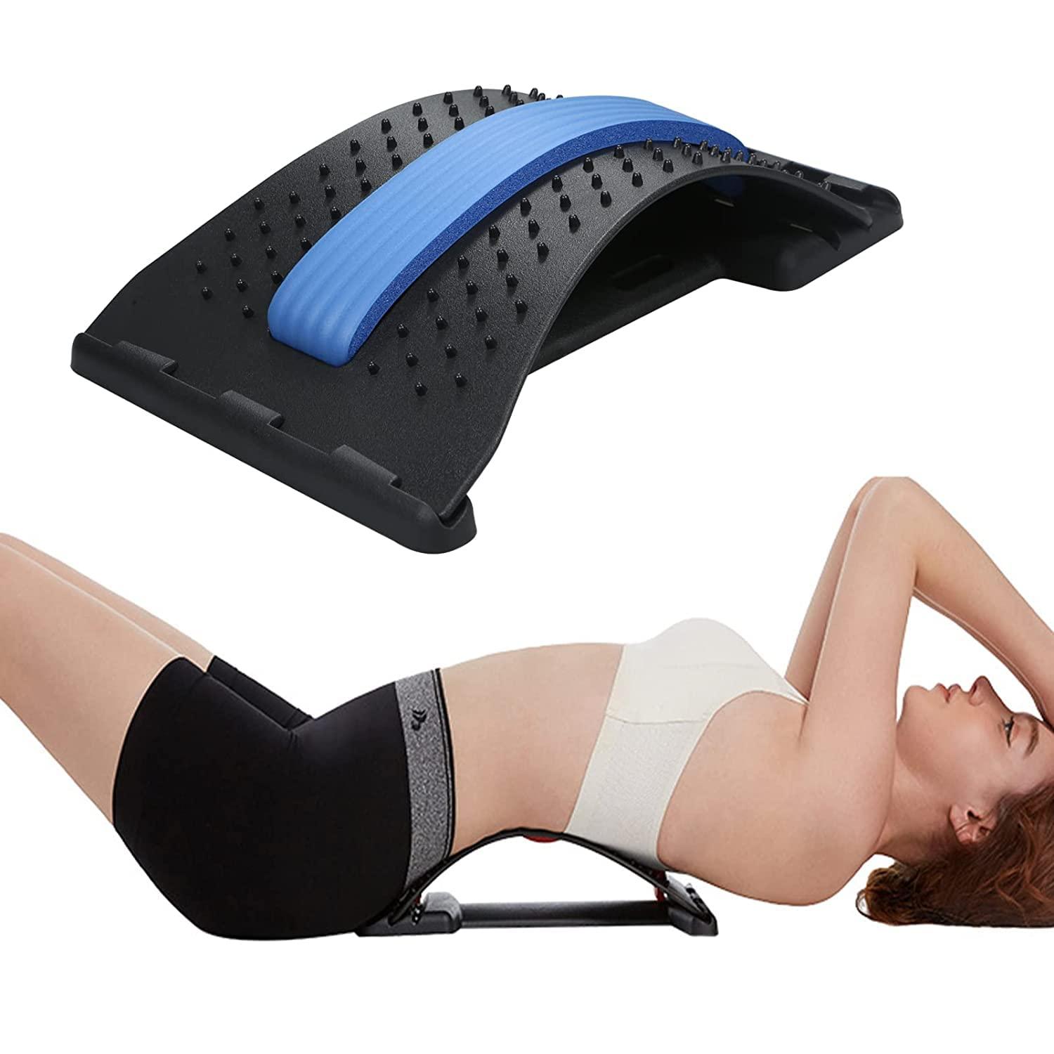 Wellberg Back Stretcher for Spinal Pain Relief | Back Pain Relief Product | Lumber Support | Spinal Curve Back Relaxion Device | Chiro Board | Spinal Curve Back Relaxation Device - WELLBERG
