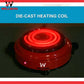 Wellberg 1250 watt Flameless Hot Plate Stove Round Style - WELLBERG